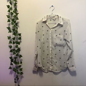 star oversized blouse